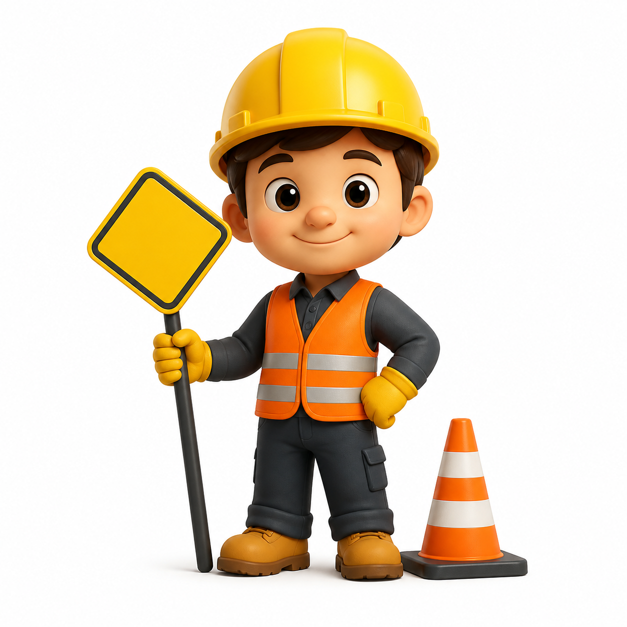Operário em obras